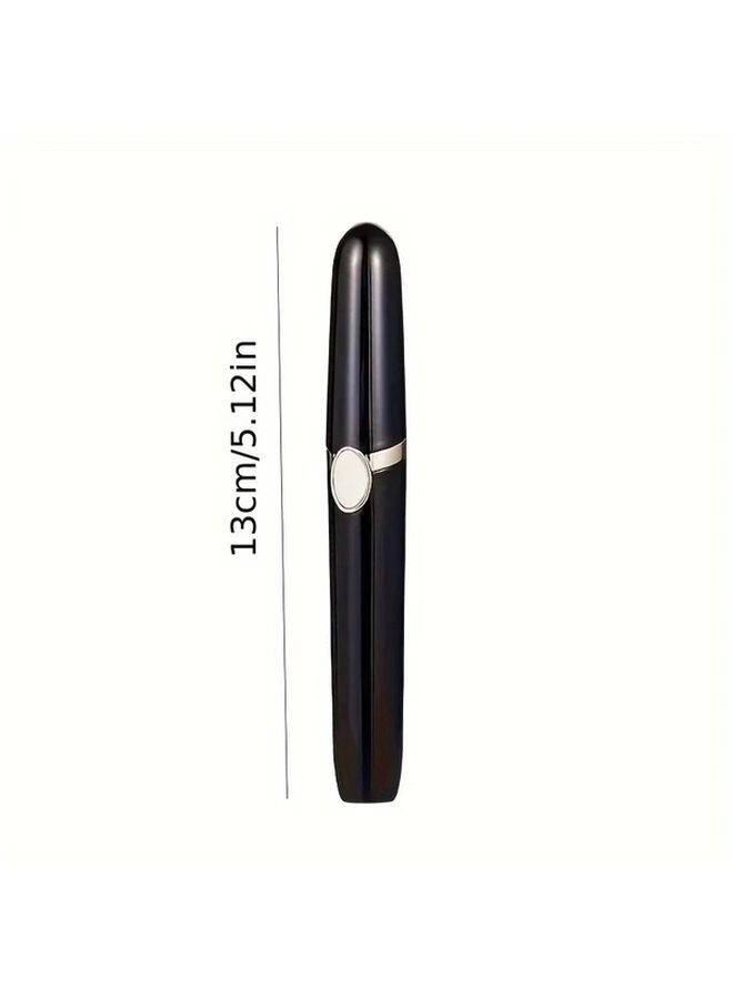 Black Eyebrow Hair Remover Razor USB Rechargeable Trimmer For Women And Men - Image 2